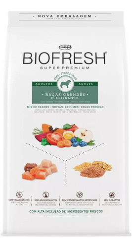 Alimento Biofresh Perro Adulto De Raza Grande Y Gigante 15k