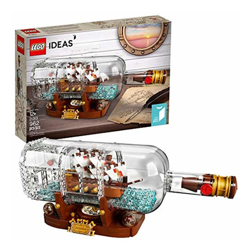 Ideas De Lego 21.313 Barco En Una Botella 962 Pieza Se Ponen