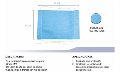 Imagen 2 de 2 de Cubrebocas Negro Alimentos Cocina Chef Hospital Medico Tatua