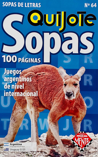 Quijote Sopas De Letras N° 64 - 100 Paginas