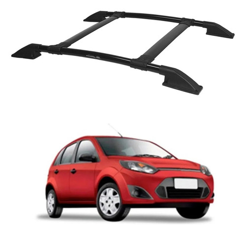 Rack Teto Bagageiro Fiesta Hatch 2007 2008 2009 2010 Preto