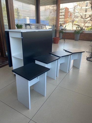 Comedor Plegable Para 4 Personas Incluye 4 Pisos 140x80x76