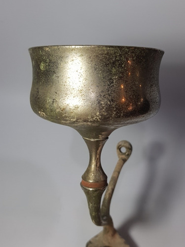 Imagen 6 de 10 de Antigua Jabonera Y Portavaso Bronce Niq Circa 1920 Mag 56397