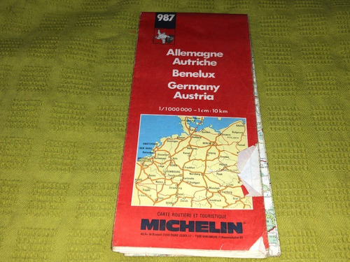 Carta De Rutas /allemagne / Autriche / Benelux - Michelin