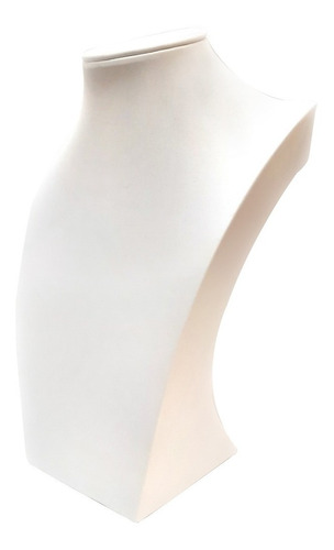 Exhibidor Blanco Tipo Cuello Para Collar Corto 26x17x10 Cm