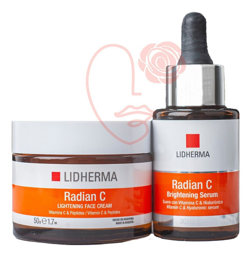 Crema+sérum Vitamina C Lidherma Radian C Hialurónico Antioxi Momento De Aplicación Día/noche Tipo De Piel Todo Tipo