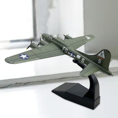 Modelo De Avión Us B 17 A Escala 1/144 Con Soporte
