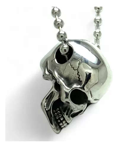 Dije Collar Craneo Acero Inoxidable Hombre Estilo Vintage