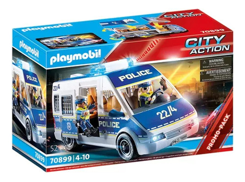 Playmobil City Action Coche De Policia Luz Y Sonido 70899