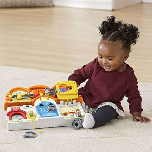 Tablero Ocupado Vtech Con Pestillos Y Puertas Multicolor 12-