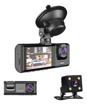 Comprar Câmera Veicular Automotiva Carro Hd 1080p Dashcam 3 Lentes 