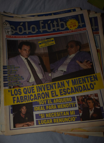 Revista Solo Futbol Caso Gatti Exclusivo