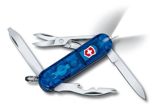 Navaja Victorinox Midnite Manager 0.6366, Color Azul Transparente