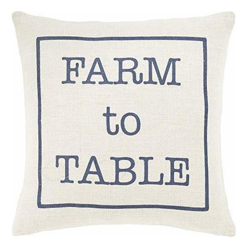 Artistic Weavers Think Local Throw Pillow, 50 Cm De Alt
