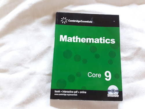 Mathematics Core 9 Cambridge Essentials W/cd