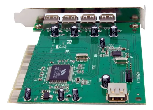 7 Port Pci Usb Card Adapter - Pci To Usb 2.0 Controller Adap