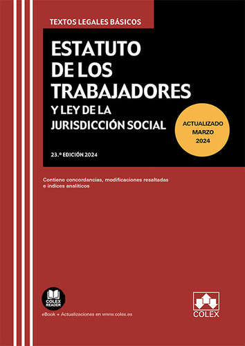 Libro Estatuto De Los Trabajadores Y Ley De Jurisdiccion ...
