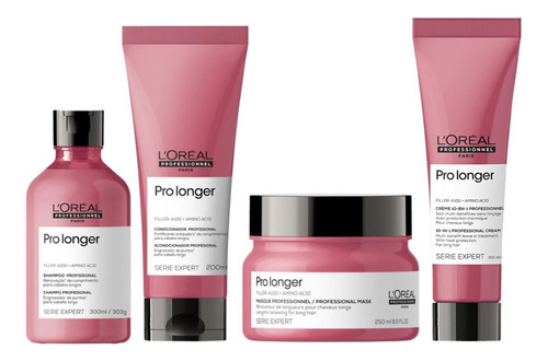 Kit L'oréal Professionnel Pro Longer 4 Produtos