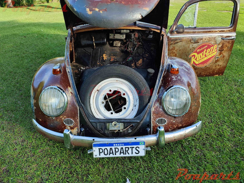 Volkswagen Fusca 1965 Ratlook Rat Look Hood Ride Poaparts