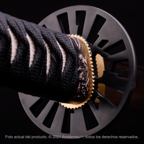 Espada Samurai Katana Kensei Kosen Acero Damasco Full Tang