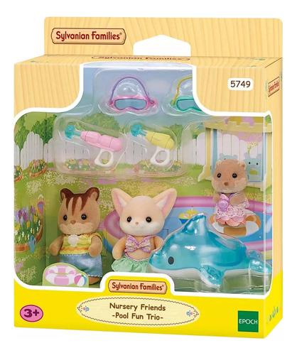 Calico Critters Nursery Friends - Pool Fun Trio Acuario