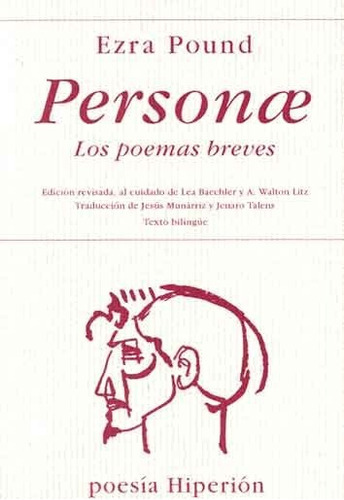 Personae, De Ezra Pound. Editorial Hiperion En Español
