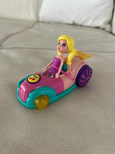 Polly Pocket Con Su Auto