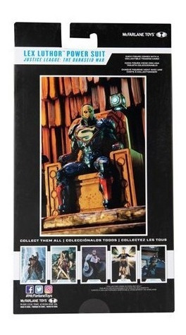 Lex Luthor Power Suit Justice League Mcfarlane Dc Multiverse
