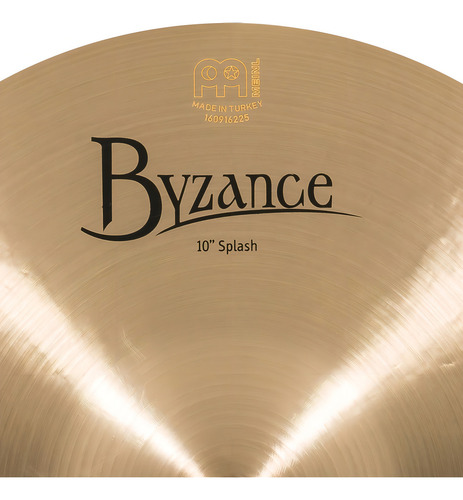 Meinl B-10s Platillo Splash 10 Pulgadas Byzance Para Batería Color Dorado