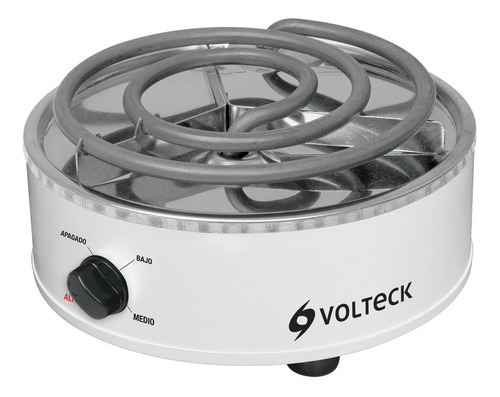 Parrilla Eléctrica Volteck Pael-1r Blanca 120v