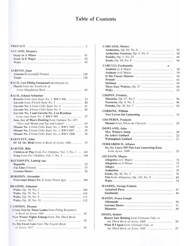 Solos For Classical Guitar: 135 Repertoire Pieces