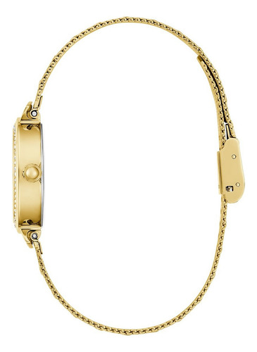 Reloj Guess Mujer Dorado Acero Inoxidable Mermaid Fondo Plateado