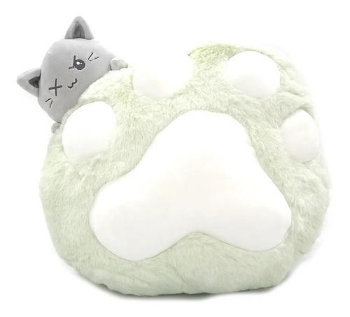 Peluche Almohada Cojín Patita De Gato 40cm