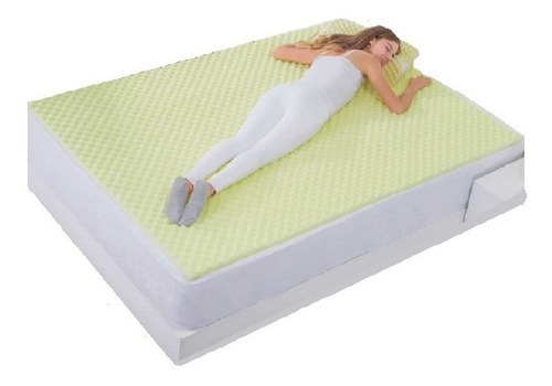 Cubre Colchon Superconfort Cama King Size Amarillo Concord