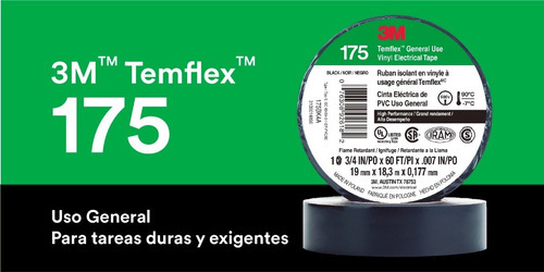 Cinta Aisladora 3m Industrial 19mm X 20mts Pack 10 Rollos