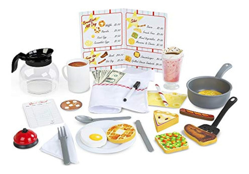 Melissa & Doug Star Diner Restaurant Play Set (41 Piezas)