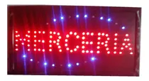 Comprar Cartel Led Merceria Abierto O La Q`quieras Nacional A Pedido
