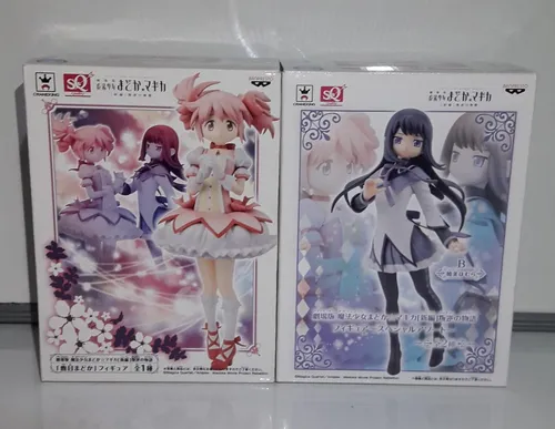 Figuras Anime Madoka Kaname Y Homura Akemi - Sq - Banpresto