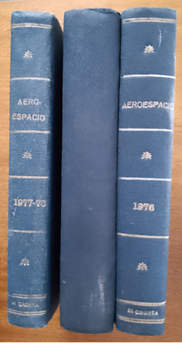 Lote 25 Revistas Aeroespacio   Encuadernadas En 3 Tomos   