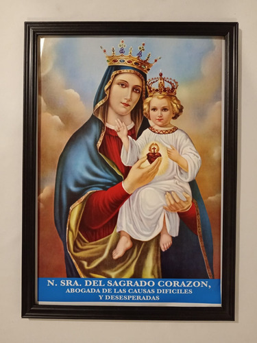 Cuadro De Nuestra Señora Del Sagrado Corazón