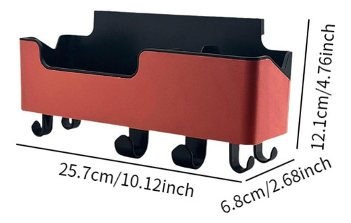 Caja De Almacenamiento Multifuncional Para Rojo