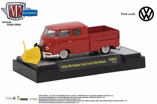 Perudiecast M2 Machines Vw Double Cab Truck Usa Model  1:64