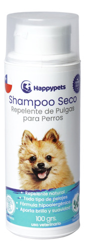 Shampoo Seco Para Perros Repelente Pulgas