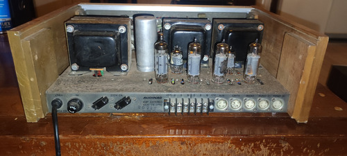 Amplificador Stereo Valvular Audinac Cx-2000 Unico Exelente Plateado 30 W (Usado)