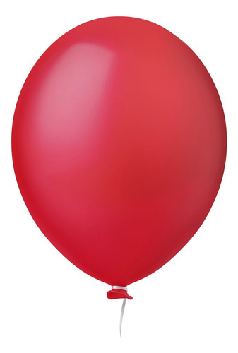 Pacote Com 50 Balões Bexiga Látex 11 Polegadas Cor Vermelho Paixão