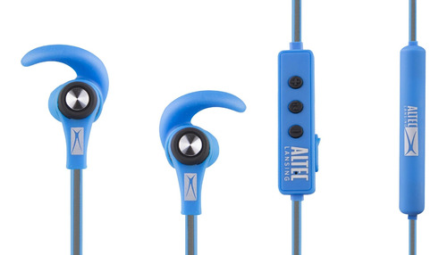 Altec Lansing Mzx856-ab Audífonos Bluetooth Activos, Azul