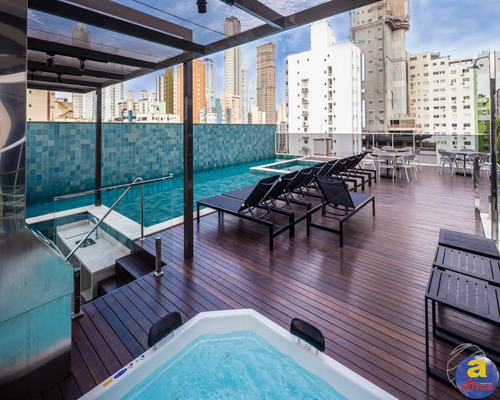 Imagem 13 de 30 de Apartamento 4 Quartos Sendo 2 Suítes Com 3 Vagas De Garagem No Centro Em Balneário Camboriú/sc - Imobiliária África - Ap00461 - 69793762