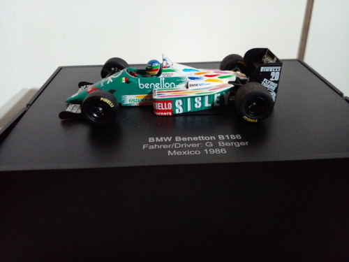 Minichamps F1 Esc 1:43benetton Bmw De Berger Mexico Gp 1986 