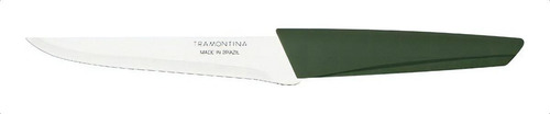 Faca Para Desossar Tramontina Lyf Com Lâmina Em Aço Inox Cor Verde