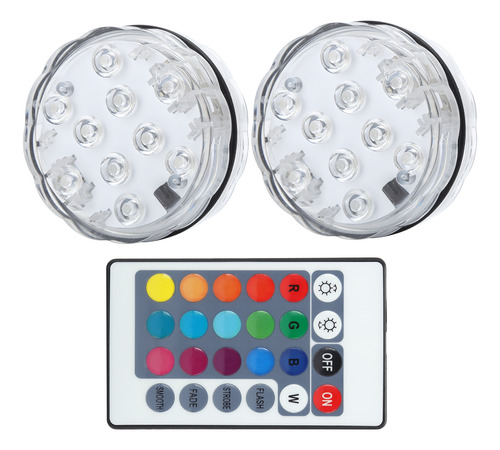 Luces Sumergibles Led Subacuáticas Para Piscina Impermeable